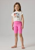 Name It Kid Girl Solid Biker Short, Pink image