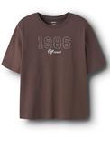 Name It Kid Girl Karina 1986 Short Sleeve Tee, Brown image