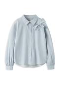 Name It Kid Girl Kamesa Long Sleeve Stripe Shirt, Blue image