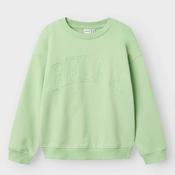 Name It Kid Girl Bulop Long Sleeve Sweater, Arcadian Green