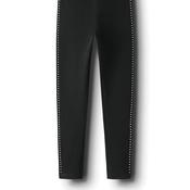 Name It Kid Girl Bonni Stud Legging, Black image