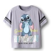 Name It Kid Girl Dymi Stitch Short Sleeve Tee, Lilac