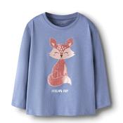 Name It Mini Girl Veen Long Sleeve Top, Blue image