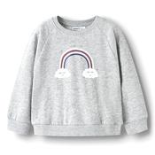 Name It Mini Girl Venus Long Sleeve Sweater, Grey image