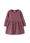 Name It Mini Girl Davina Floral Sweat Dress, Wine image