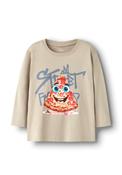 Name It Mini Boy Voto Long Sleeve Top, Beige image