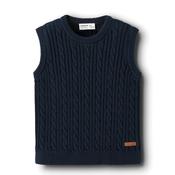 Name It Mini Boy Roman Knit Sleeveless Vest, Navy