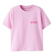 Name It Mini Girl Dulia Bunny Short Sleeve Tee, Pink image