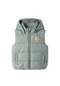 Name It Mini Girl Marble Hooded Gilet, Green image