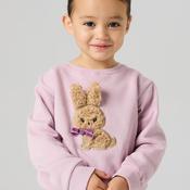 Name It Mini Girl Silia Long Sleeve Sweater, Pink image