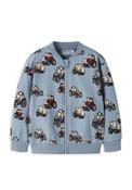 Name It Mini Boy Bertus Full Zip Tractor Jacket, Blue image