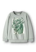 Name It Mini Boy Vion Dragon Long Sleeve Sweater, Green image