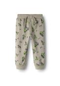 Name It Mini Boy Vildar Construction Print Jogger, Beige image