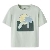 Name It Mini Boy James Palm Tree Short Sleeve Tee, Green image
