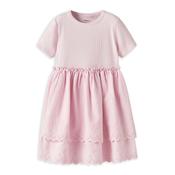 Name It Mini Girl Havelle Short Sleeve Layered Dress, Pink