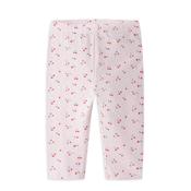 Name It Mini Girl Vivian Floral &amp; Cherry Capri Legging, Pink