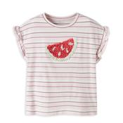 Name It Mini Girl Jortum Watermelon Short Sleeve Tee, Pink