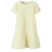 Name It Mini Girl Jasmin Short Sleeve Dress, Yellow image