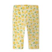 Name It Mini Girl Vivian Print Capri Legging, Yellow