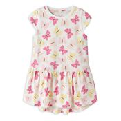 Name It Mini Girl Vigga Capsl Butterfly Dress, White