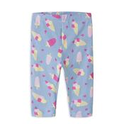 Name It Mini Girl Vivian Print Capri Legging, Blue