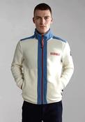 Napapijri Anderby Full Zip Contrast Fleece, Whitecap Grey image