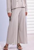 Naya Pull on Wide Leg Trousers, Ash Grey image