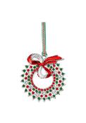 Newbridge Christmas Wreath With Bow Tree Decoration image