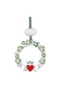 Newbridge Claddagh With Shamrock Christmas Tree Decoration image