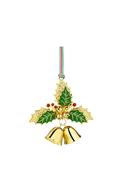 Newbridge Gold Plated Holly Bells Christmas Tree Decoration image