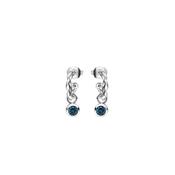 Newbridge Silverware December Birthstone Earrings, Silver