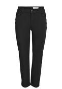 Noisy May Moni Straight Leg Ankle Grazer Jeans, Black image