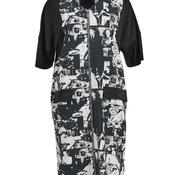 My Soul Oldies Monochrome Print Dress, Black &amp; White