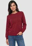 Olsen Long Sleeve Ribbed Jumper, Wine image