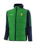 O’Neills Donegal GAA Hydra Lightweight Padded Jacket, Green &amp; Navy image