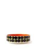 Orla Kiely Spot Square Oval Fruit Bowl, Orange image