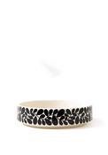 Orla Kiely Sycamore Stripe Pasta Bowl, Black image