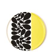 Orla Kiely Sycamore Stripe Dinner Plate, Yellow image