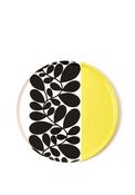Orla Kiely Sycamore Stripe Dinner Plate, Yellow image