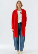 Oui Mayson Wool Coat, High Risk Red image