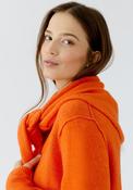 Oui Wool Blend Triangle Scarf, Orange image