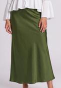 Olsen Satin Maxi Skirt, Green image