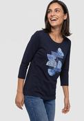 Olsen Graphic Print T-Shirt, Navy Multi image