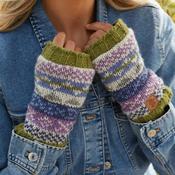 Pachamama Fairisle Handwarmer, Olive