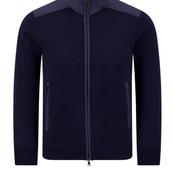 Paul &amp; Shark Cool Touch Wool Full Zip Cardigan, Navy