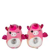 Squishmallow Kids Lola The Unicorn Slippers, Pink