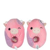 Squishmallow Kids Patty The Cow Slippers, Pink