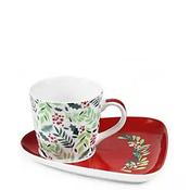Peggy Wilkins Porcelain Mug &amp; Biscuit Saucer