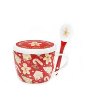 Peggy Wilkins New Bone China Sugar Cookie Mug &amp; Spoon Set