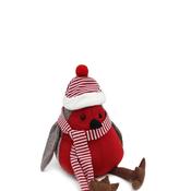 Peggy Wilkins Wrapped Up Robin Doorstop